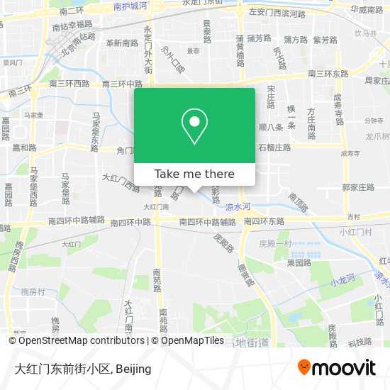 大红门东前街小区 map
