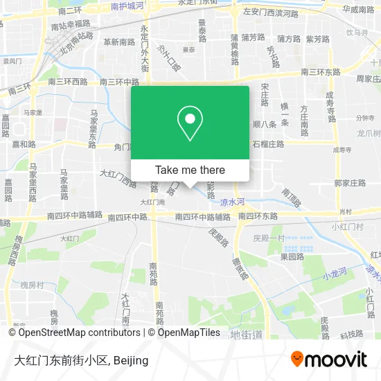 大红门东前街小区 map