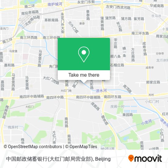 中国邮政储蓄银行(大红门邮局营业部) map