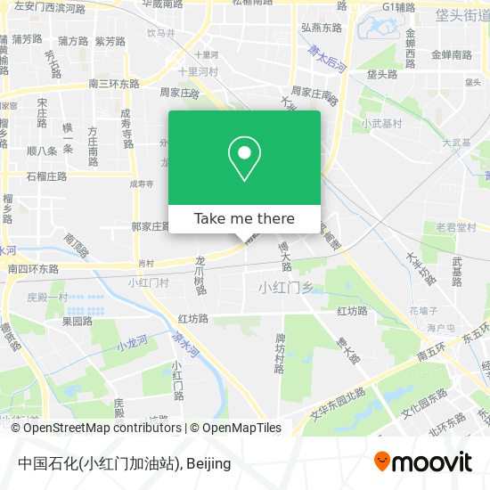 中国石化(小红门加油站) map