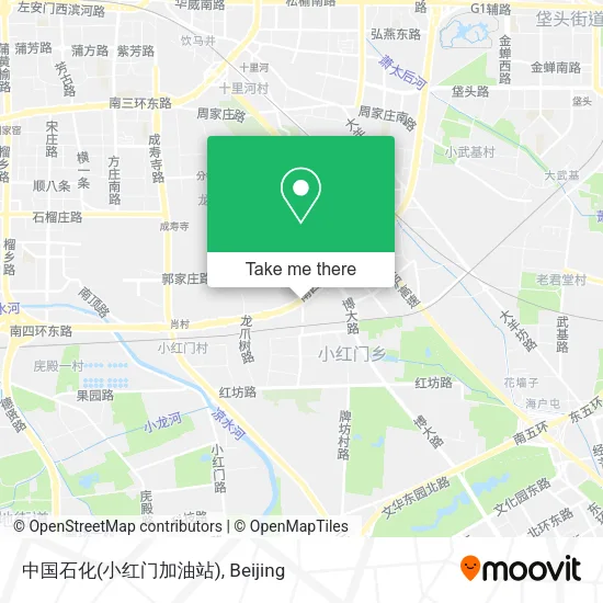 中国石化(小红门加油站) map