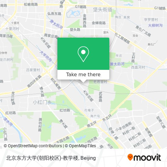北京东方大学(朝阳校区)-教学楼 map