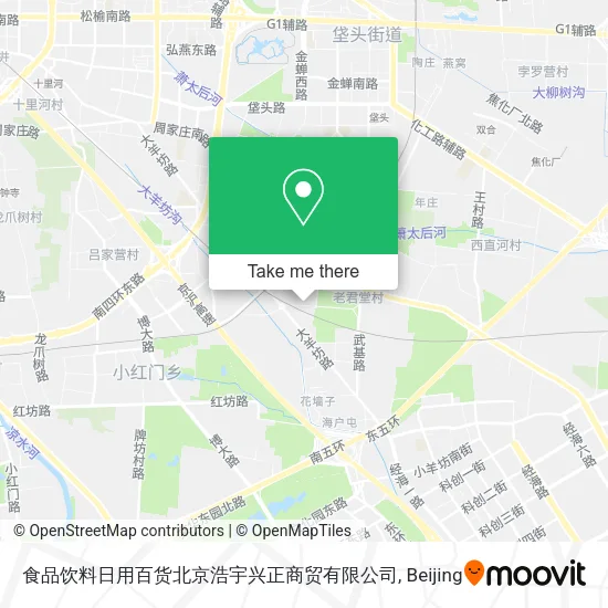 食品饮料日用百货北京浩宇兴正商贸有限公司 map