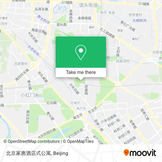 北京家惠酒店式公寓 map