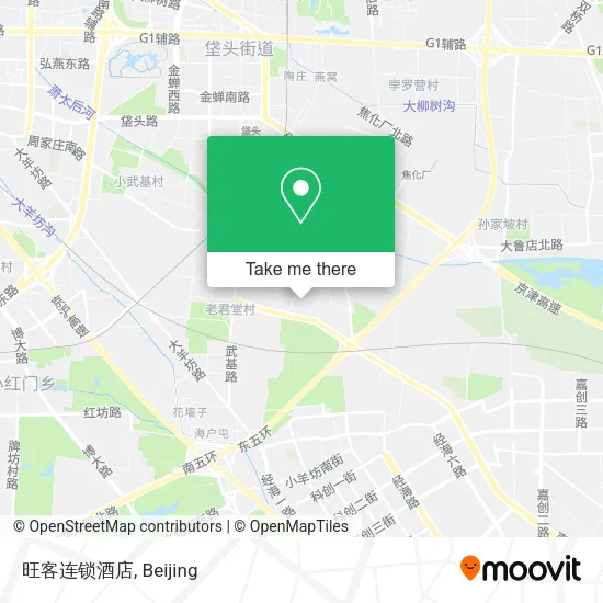 旺客连锁酒店 map