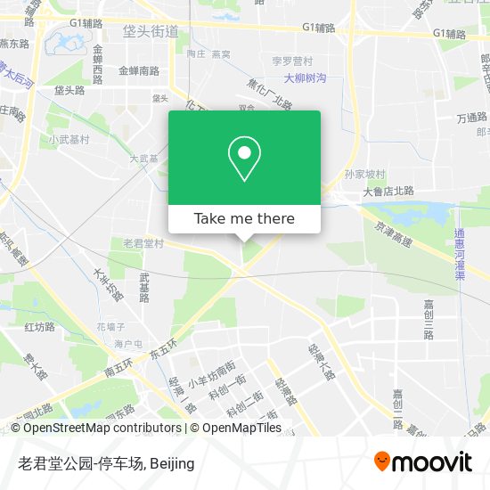 老君堂公园-停车场 map