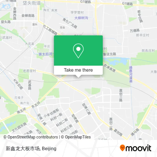 新鑫龙大板市场 map