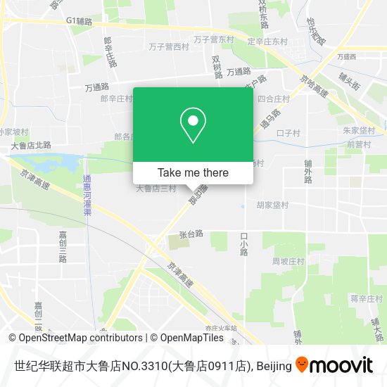 世纪华联超市大鲁店NO.3310(大鲁店0911店) map