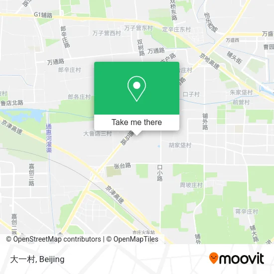 大一村 map