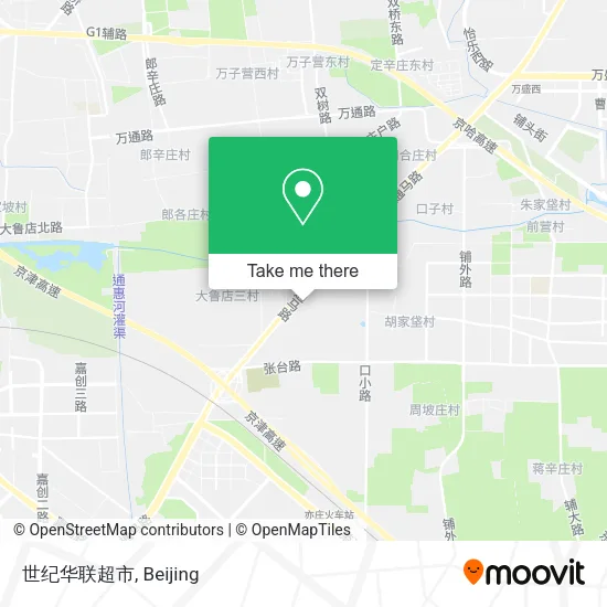 世纪华联超市 map