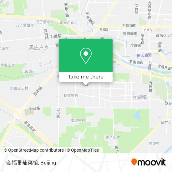 金福番茄菜馆 map