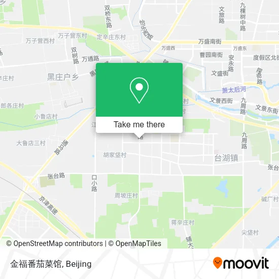 金福番茄菜馆 map