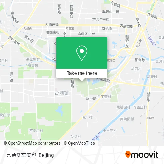 兄弟洗车美容 map