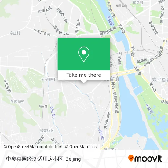 中奥嘉园经济适用房小区 map