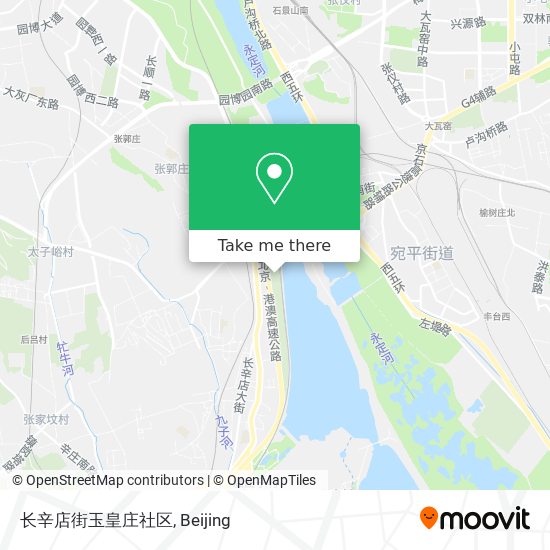 长辛店街玉皇庄社区 map