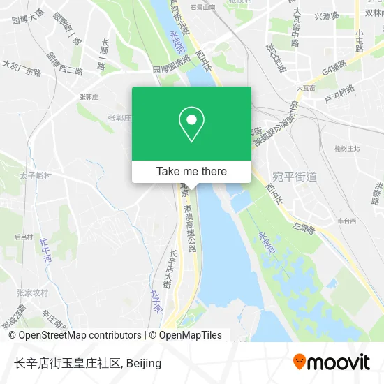 长辛店街玉皇庄社区 map