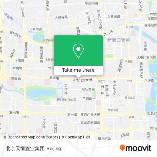 北京天恒置业集团 map