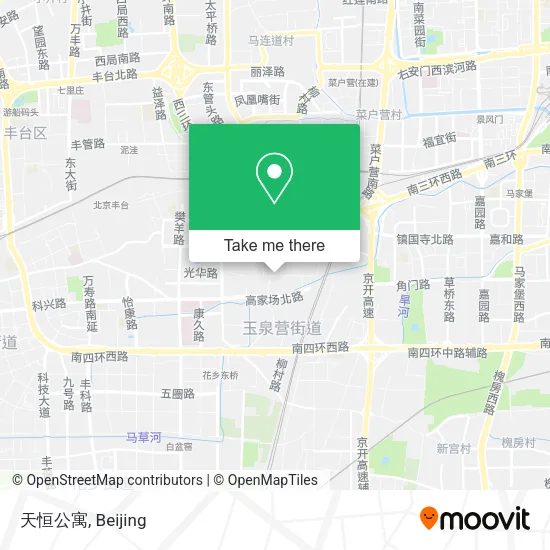 天恒公寓 map