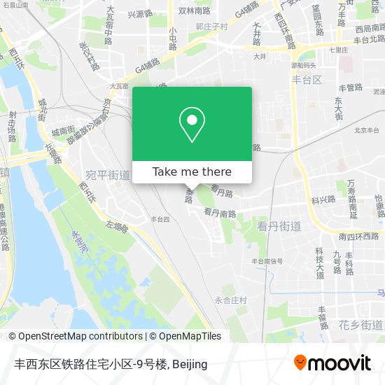 丰西东区铁路住宅小区-9号楼 map