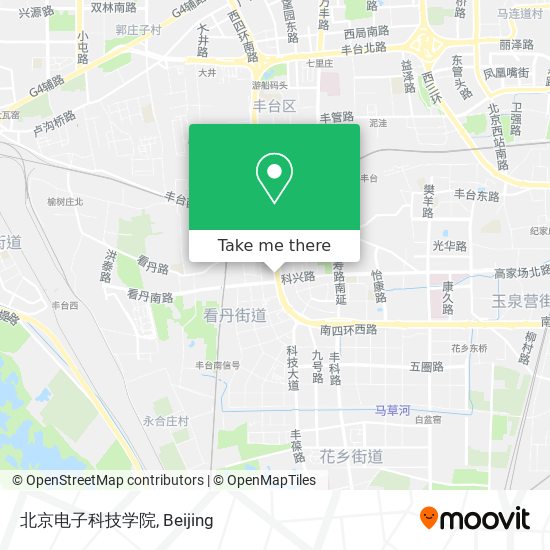 北京电子科技学院 map
