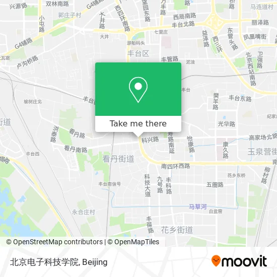 北京电子科技学院 map