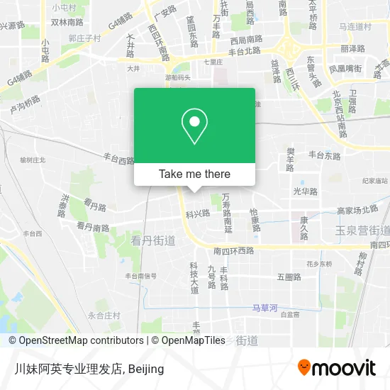 川妹阿英专业理发店 map