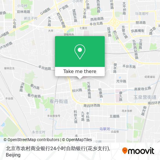 北京市农村商业银行24小时自助银行(花乡支行) map