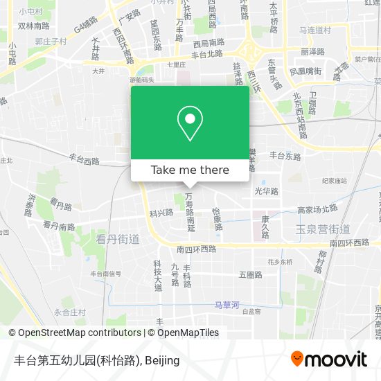 丰台第五幼儿园(科怡路) map