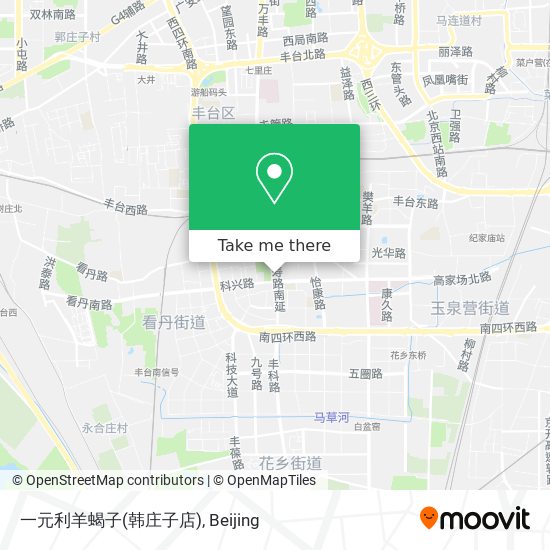 一元利羊蝎子(韩庄子店) map