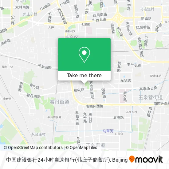 中国建设银行24小时自助银行(韩庄子储蓄所) map
