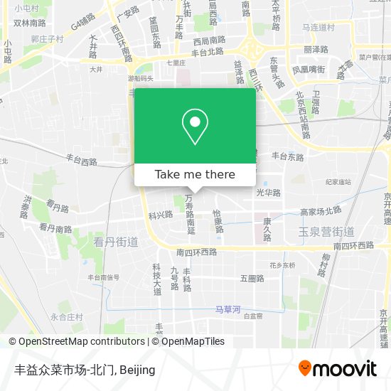 丰益众菜市场-北门 map