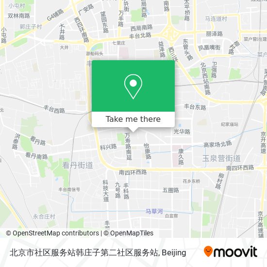 北京市社区服务站韩庄子第二社区服务站 map