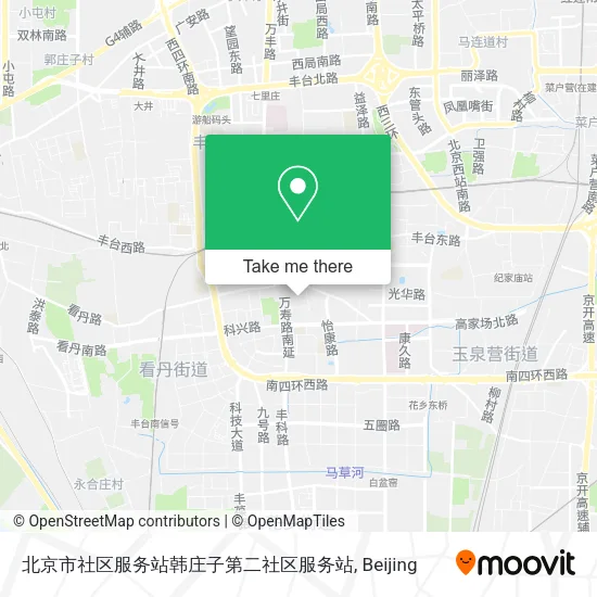 北京市社区服务站韩庄子第二社区服务站 map