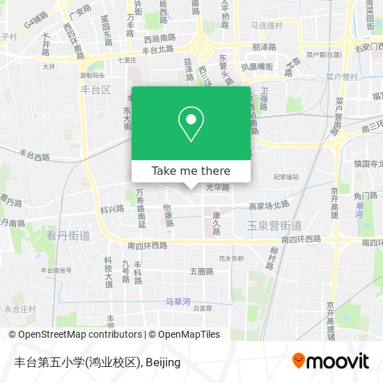 丰台第五小学(鸿业校区) map