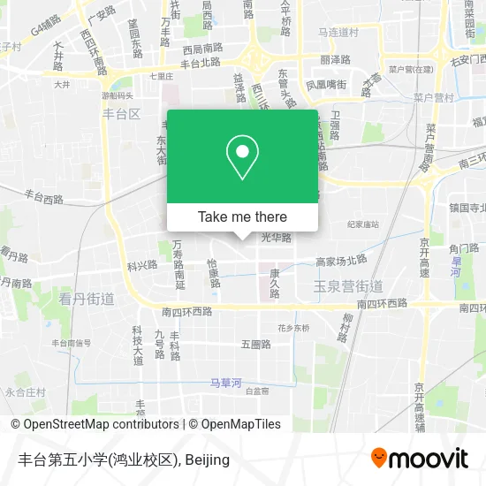 丰台第五小学(鸿业校区) map