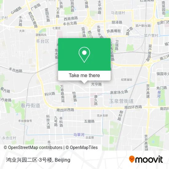 鸿业兴园二区-3号楼 map