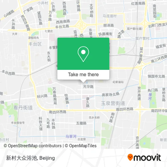 新村大众浴池 map