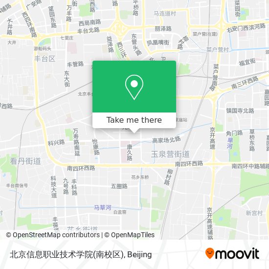 北京信息职业技术学院(南校区) map