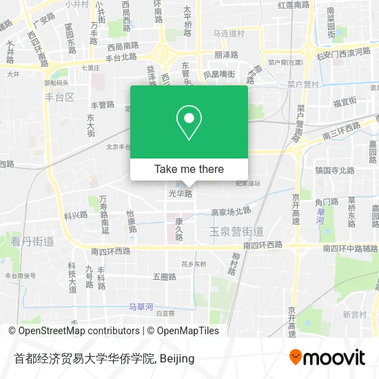 首都经济贸易大学华侨学院 map