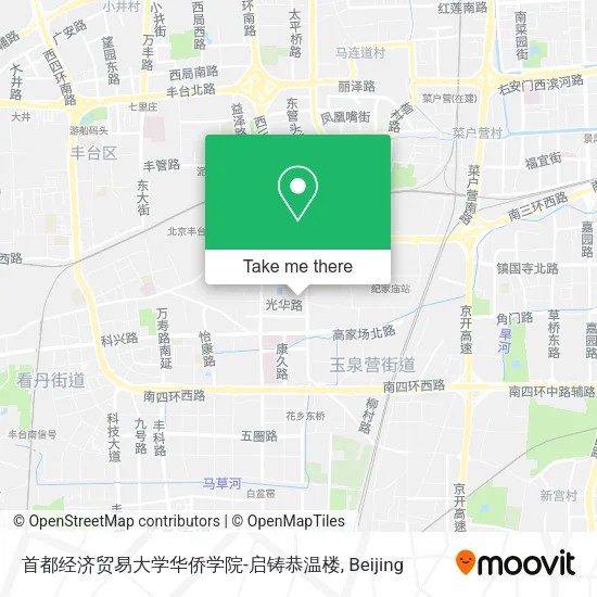 首都经济贸易大学华侨学院-启铸恭温楼 map