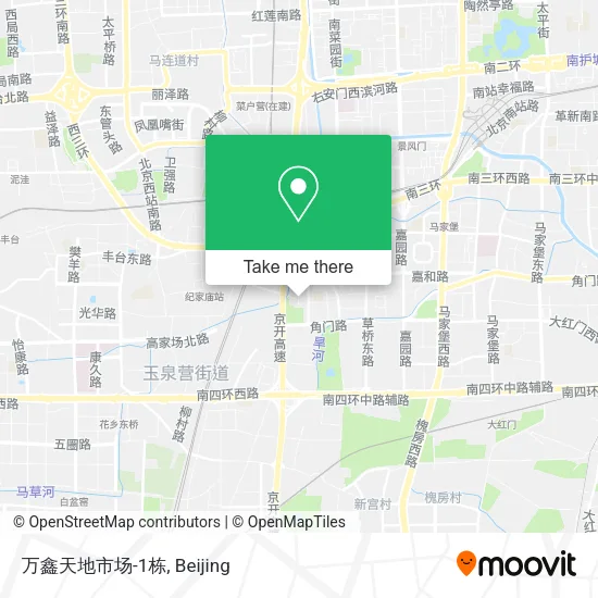 万鑫天地市场-1栋 map