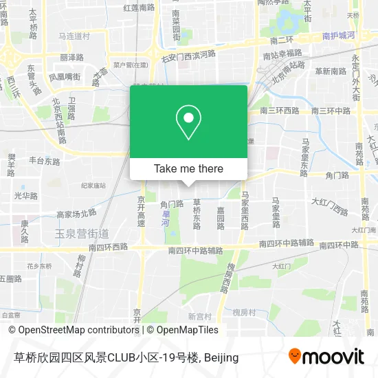 草桥欣园四区风景CLUB小区-19号楼 map
