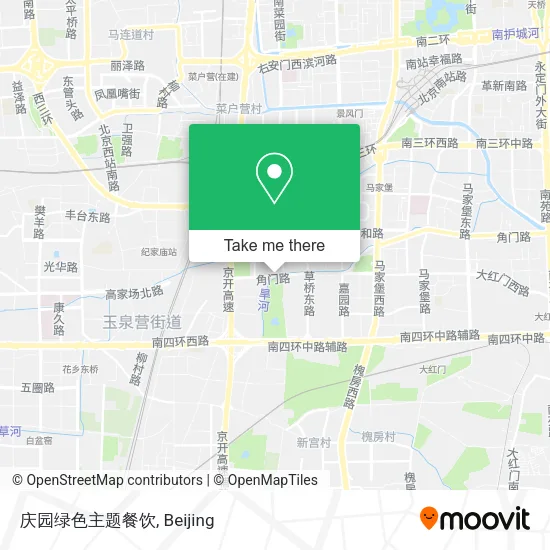 庆园绿色主题餐饮 map