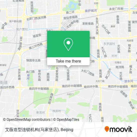 艾薇造型连锁机构(马家堡店) map