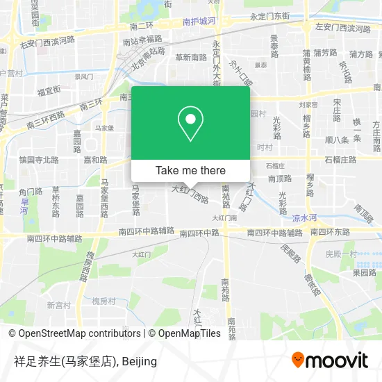 祥足养生(马家堡店) map