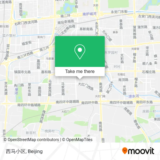 西马小区 map