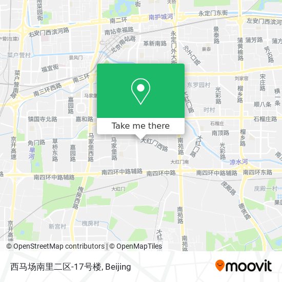 西马场南里二区-17号楼 map