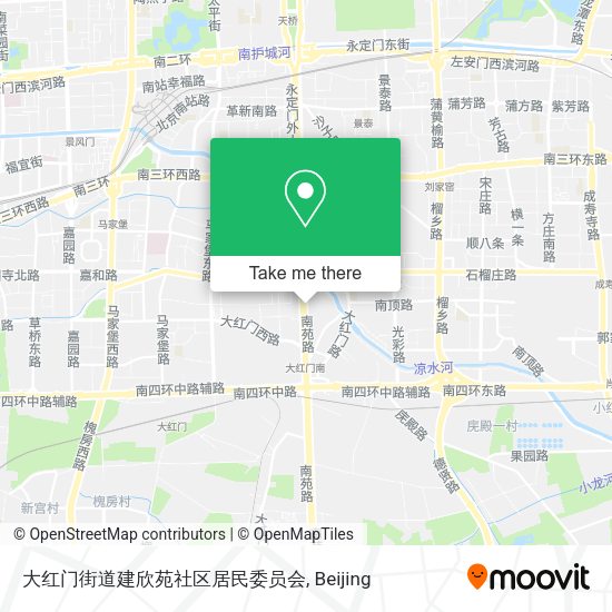 大红门街道建欣苑社区居民委员会 map
