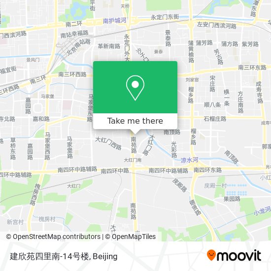 建欣苑四里南-14号楼 map
