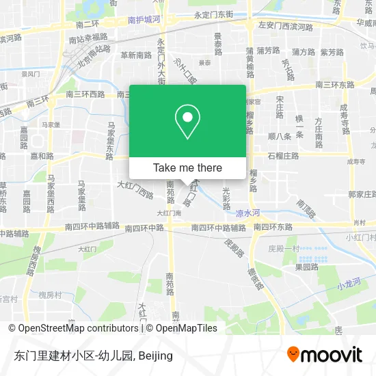 东门里建材小区-幼儿园 map